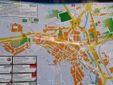 Saluzzo, mappa sul depliant della rete NetWork Monviso