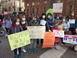 La delegazione di Scuole aperte Cuneo alla manifestazione di Torino