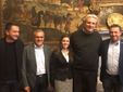 Nella foto di gruppo, da destra: Luca Chiapella - Presidente provinciale di Confcommercio Cuneo, Federico Borgna - Sindaco di Cuneo, la dott.ssa Cristina Giuliani, Marco Manfrinato - Direttore Confcommercio Cuneo - e Roberto Ricchiardi presidente Porticone