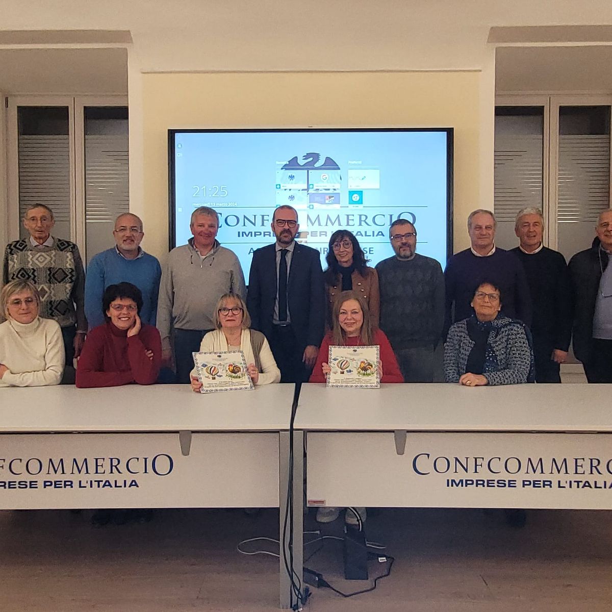 Ascom Confcommercio Mondovì premia Angioletta Cabigliera e Graziella Zucco