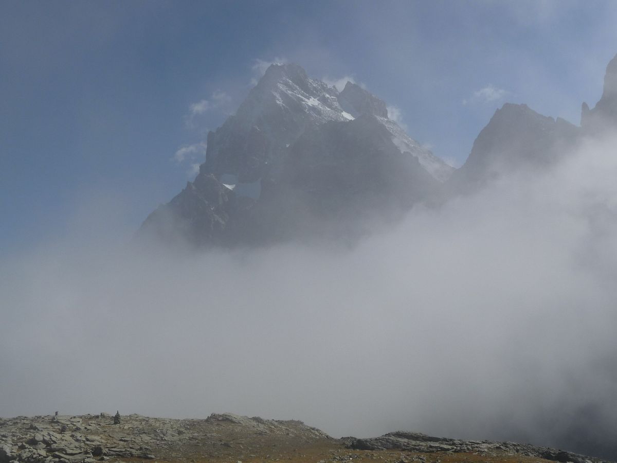 Il Monviso visto dal rifugio Giacoletti