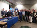 Al centro del gruppo il confermato presidente Capocchia