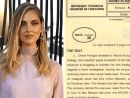 Chiara Ferragni e la traccia della prova d'esame riguardante il Oandoro Gate (foto Adnkronos)