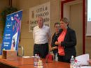 Giuseppe Trossarello con Elena Mondino ed Erica Barbero