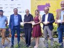 Alcuni momenti della presentazione tenuta ieri sera ai Giardini della Rocca