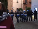 Alba, momenti di tensione tra Polizia e gruppo di manifestanti per la Palestina [VIDEO]