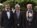 Rotary Club Cuneo 1925: passaggio delle consegne dal presidente Luigi Fontana a Daniel Gallina