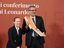 Giovanni Ferrero, ceo del gruppo albese, qui insieme a Giorgia Meloni insignito del Premio Leonardo Giovanni Ferrero, ceo del gruppo albese, qui insieme a Giorgia Meloni insignito del Premio Leonardo