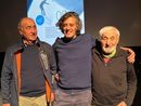 Nino Viale con il regista Fabio Gianotti e Nino Perino Nino Viale con il regista Fabio Gianotti e Nino Perino