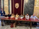 Il tavolo dei relatori alla conferenza stampa di presentazione del progetto "A bordo della Meraviglia"