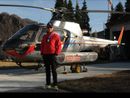 Il pilota di elicotteri Davide Giorda Il pilota di elicotteri Davide Giorda