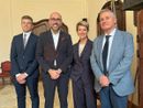 Da sinistra Michele Pianetta, Luca Robaldo, Giuliana Cirio e Giorgio Musso Da sinistra Michele Pianetta, Luca Robaldo, Giuliana Cirio e Giorgio Musso