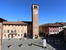 La piazza del Municipio di Cherasco