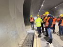 Il sopralluogo al tunnel di Tenda Il sopralluogo al tunnel di Tenda