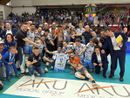 Volley A2M. Finale. Battocchio: "La tensione si è fatta sentire, aspettiamoci una Brescia diversa in gara-2" [VIDEO]