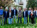 I membri della lista con il candidato sindaco Sergio Costamagna