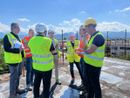Sarà una scuola green, luminosa e bellissima: in visita al cantiere del futuro istituto Grandis di Cuneo [VIDEO]