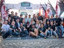 Il Cinzano Rally Team in una foto di gruppo