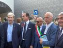 Giorgio Maria Bergesio (accanto al sindaco di Limone, Riberi) il giorno dell'inaugurazione del Tenda Bis Giorgio Maria Bergesio (accanto al sindaco di Limone, Riberi) il giorno dell'inaugurazione del Tenda Bis