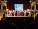 Alcuni momenti della serata tenuta ieri al Teatro Sociale di Alba