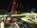 Nelle scorse settimane la posa del viadotto sulla Strada Provinciale 7, in territorio di La Morra Nelle scorse settimane la posa del viadotto sulla Strada Provinciale 7, in territorio di La Morra