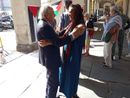 ugo Sturlese con la consigliera regionale Giulia Marro ugo Sturlese con la consigliera regionale Giulia Marro