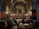 Il Duomo di Cuneo gremito di gente per la celebrazione eucaristica in occasione della festa patronale di San Michele Il Duomo di Cuneo gremito di gente per la celebrazione eucaristica in occasione della festa patronale di San Michele