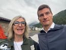 Il sindaco Monica Ciaburro con l'ingegner Fabio Monaco