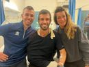 Matteo tra i fratelli Davide e Cristina Matteo tra i fratelli Davide e Cristina