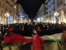 Anche a Cuneo manifestanti in piazza a sostegno della Global Sumud Flotilla [VIDEO]