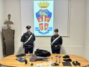 Il materiale sequestrato dai carabinieri