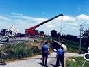 Trattore rovesciato a Murazzo: ferito gravemente il conducente