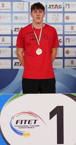 Simone Garello sul podio a Terni