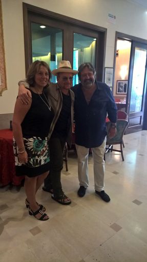 Bono con i Titolari del Lovera Palace