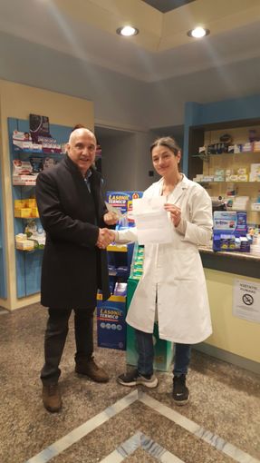 Farmacia di Garessio colpita dall'alluvione riapre anche grazie al contributo del Consorzio Farmacie Riviera dei Fiori