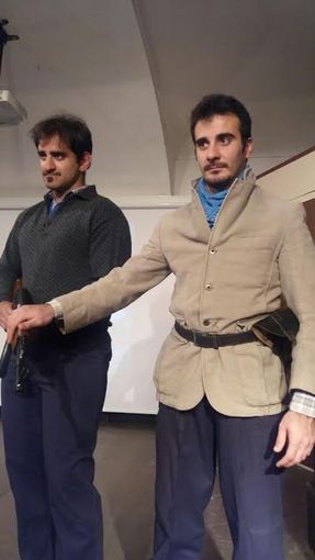 Attori del cast un Medico sulla frontiera in scena giovedì 20 aprile al teatro civico di Saluzzo
