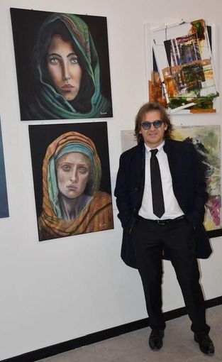 Bra, mostra personale d’arte “Volti nel tempo” del pittore Riccardo Testa