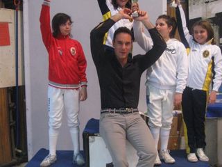 Carola Contanto, seconda, con il campione Paolo Pizzo