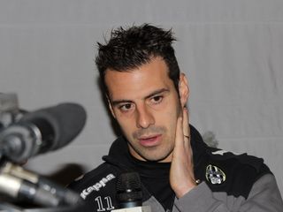 Il bomber della squadra Emanuele Calaiò