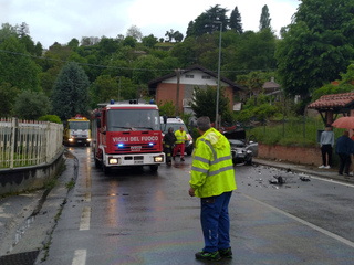 La scena dell'incidente