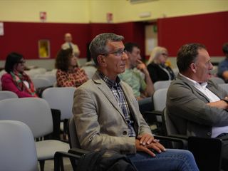 Nelle foto alcuni momenti dell'assemblea di zona tenuta martedì