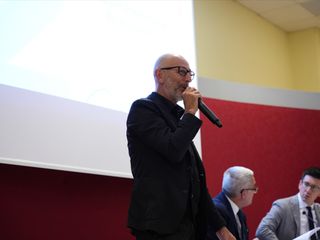 Nelle foto alcuni momenti dell'assemblea di zona tenuta martedì