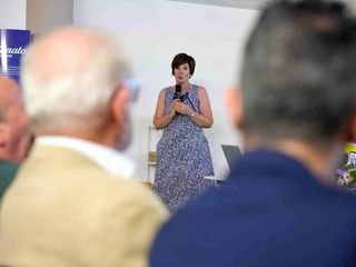 Alcuni momenti dell'assemblea di zona tenuta a Dronero