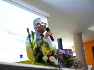 Alcuni momenti dell'assemblea di zona tenuta a Dronero