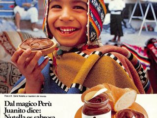 Nutella in una celebre campagna pubblicitaria Nutella in una celebre campagna pubblicitaria
