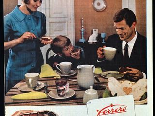 Nutella in una celebre campagna pubblicitaria Nutella in una celebre campagna pubblicitaria