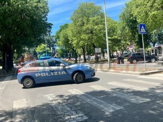 Polizia e Polizia Locale sul luogo dell'incidente Polizia e Polizia Locale sul luogo dell'incidente