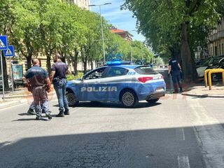 Polizia e Polizia Locale sul luogo dell'incidente Polizia e Polizia Locale sul luogo dell'incidente