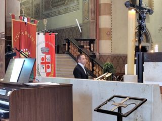 I funerali di Giacomo Oddero presso il Duomo di Alba I funerali di Giacomo Oddero presso il Duomo di Alba