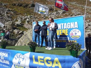 Lo stato maggiore piemontese della Lega alle sorgenti del Po, a Pian del Re